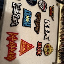 Vintage Rock And Roll Sew On Patches