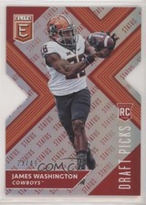 2018 Panini Elite Draft Picks Status Red Die-Cut 23/49 James Washington #108 jn1