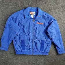 Vtg Florida Gators Jacket Mens Sz Large Blue Nike Team Sports Full Zip Coat NCAA