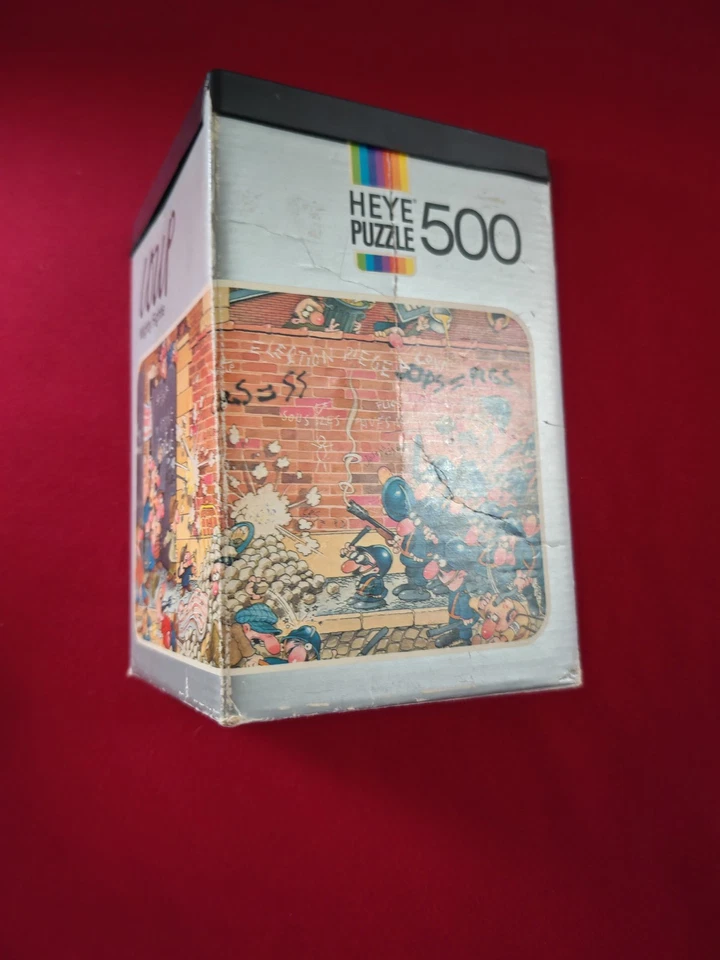 Heye Puzzle, Loup "Mighty Fightie", 500 pezzi, 8336, completo - Immagine 4 di 4