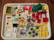 Lego 4166 4167 Disney Mickey Mouse RARE Nice Parts Lot from both Sets