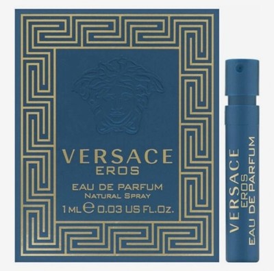 Versace Eros Eau de Parfum Spray 1ml Man Original EDP Blau   Duft Top NEU OVP  