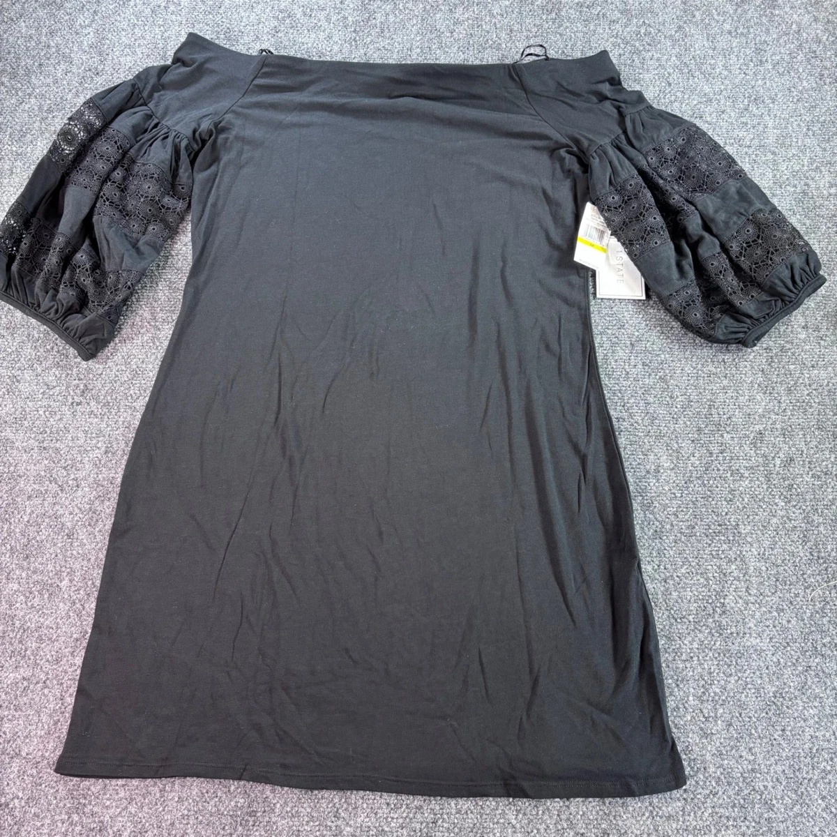 1 state shirt dress Women's Gray T-Shirt Wrap Dresses