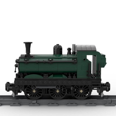 MOC  British GWR 5700 Class Steam Locomotive Train Model for City Layout 418 Pcs