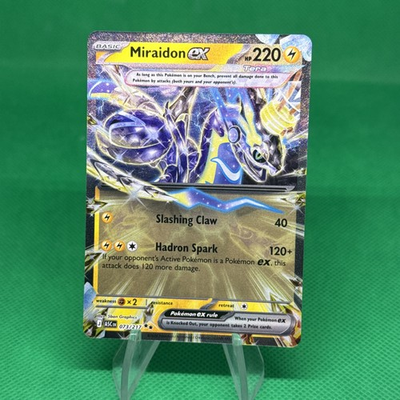 #ad #ad Pokemon Miraidon Ex 073 217 Ascended Heroes Double Rare $1.98