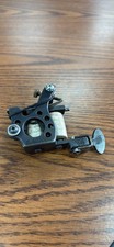 Iron Workhorse Black 2-Coil Adjustable Metal Coil Tattoo Machine w/ Frame