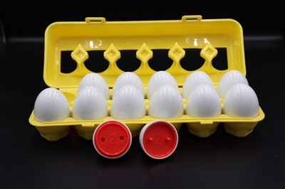 Count and Match Egg Set Happy Element Toddler Toys Preschool Education Pre-Owned