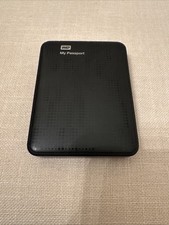 WD My Passport NTFS WDBBEP0010BBK-03 Portable External Hard Drive 1 TB Formatted