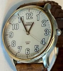 timex indiglo mens watch Quartz Runs Vintage For Repair.