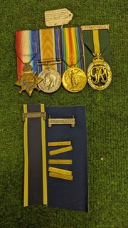 Major David Rees Jones R.A.M.C. medals and bars