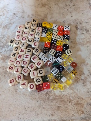 Lot Of Assorted Dice Resin And Some Very Unique Pieces