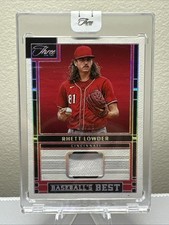 RHETT LOWDER-(RC)-2024 PANINI THREE AND TWO-BASEBALL'S BEST PATCH /25-#BBM-RL