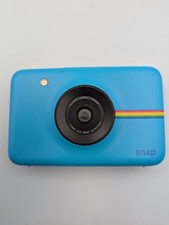 Polaroid Snap Instant Digital Camera Built in Printer Blue POLSP01 Tested 