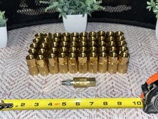 51 QTY HUGE LOT- 3/8 NPT Brass Female Coupler Quick Disconnect NEW