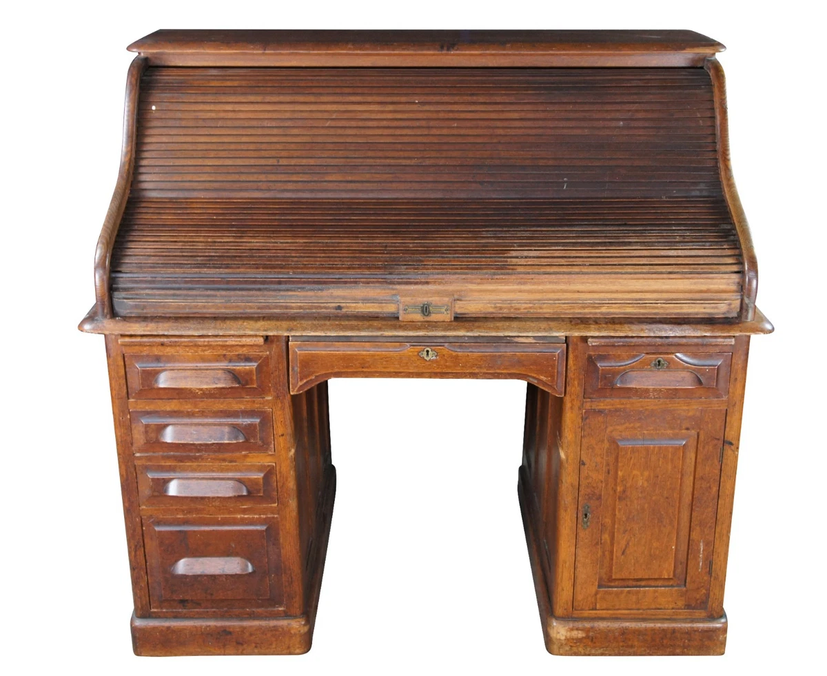 Vintage Roll Top Desk In Antique Desks & Secretaries (1950-Now
