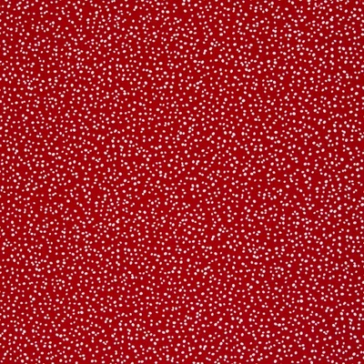 0,5m winterlicher Canvas Wiebke, Tupfen rot, 574637, 230g/m2 (12,90 EUR/m) - Bild 1 von 3