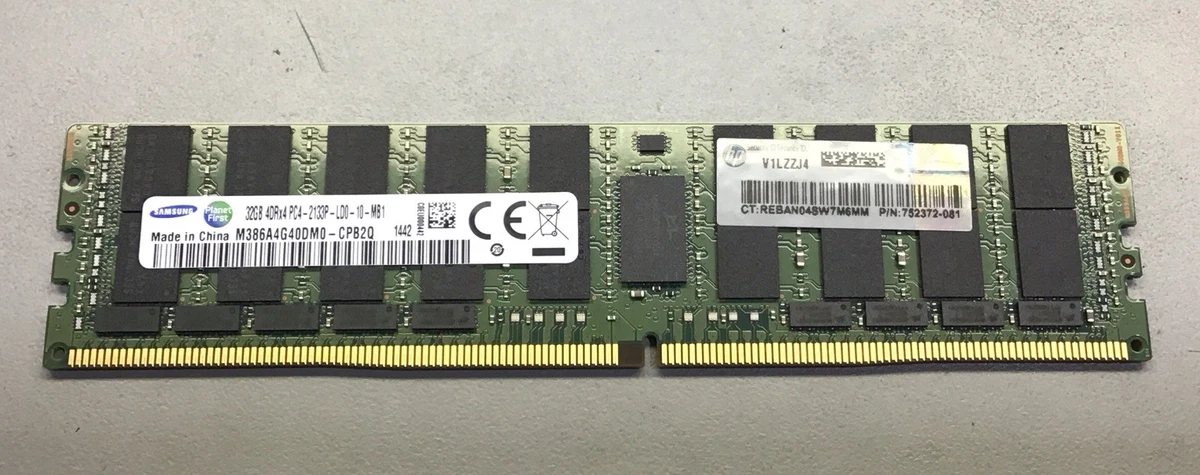DDR4 SDRAM LRDIMM 32 GB Total Capacity Memory (RAM) for sale | eBay
