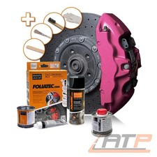 FOLIATEC BREMSSATTELLACK HOT PINK METALLIC + 100ml LACK VERDÜNNUNG