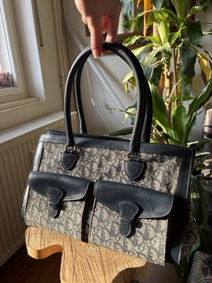 Vintage Dior Monogram Trotter Bag 2004