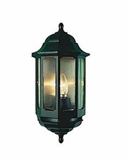 ASD HL/BK060 60W BC Half Lantern IP44 Black