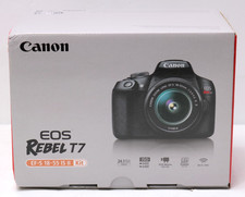 Canon EOS Rebel T7 24.1 MP Digital SLR Camera w/ 18-55mm IS II Lens Kit - NEW