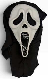 Matthew Lillard Skeet Ulrich Signed Ghostface Scream Mask Auto Beckett Witness