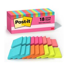 Post-it Notes 3x3 Poptimistic Collection 18 P...