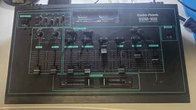 Radio Shack SSM-100 Stereo Sound Mixer tested working VGC