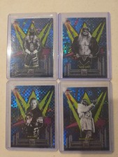 2025 Wwe Topps Finest Blue Uncommon/75 Lot Of 4
