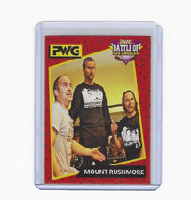 2016 PWG BOLA Mount Rushmore Adam Cole & Young Bucks SP Card Rare