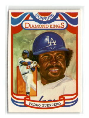1984 Donruss - #24a - Pedro Guerrero DK ERR - Los Angeles Dodgers