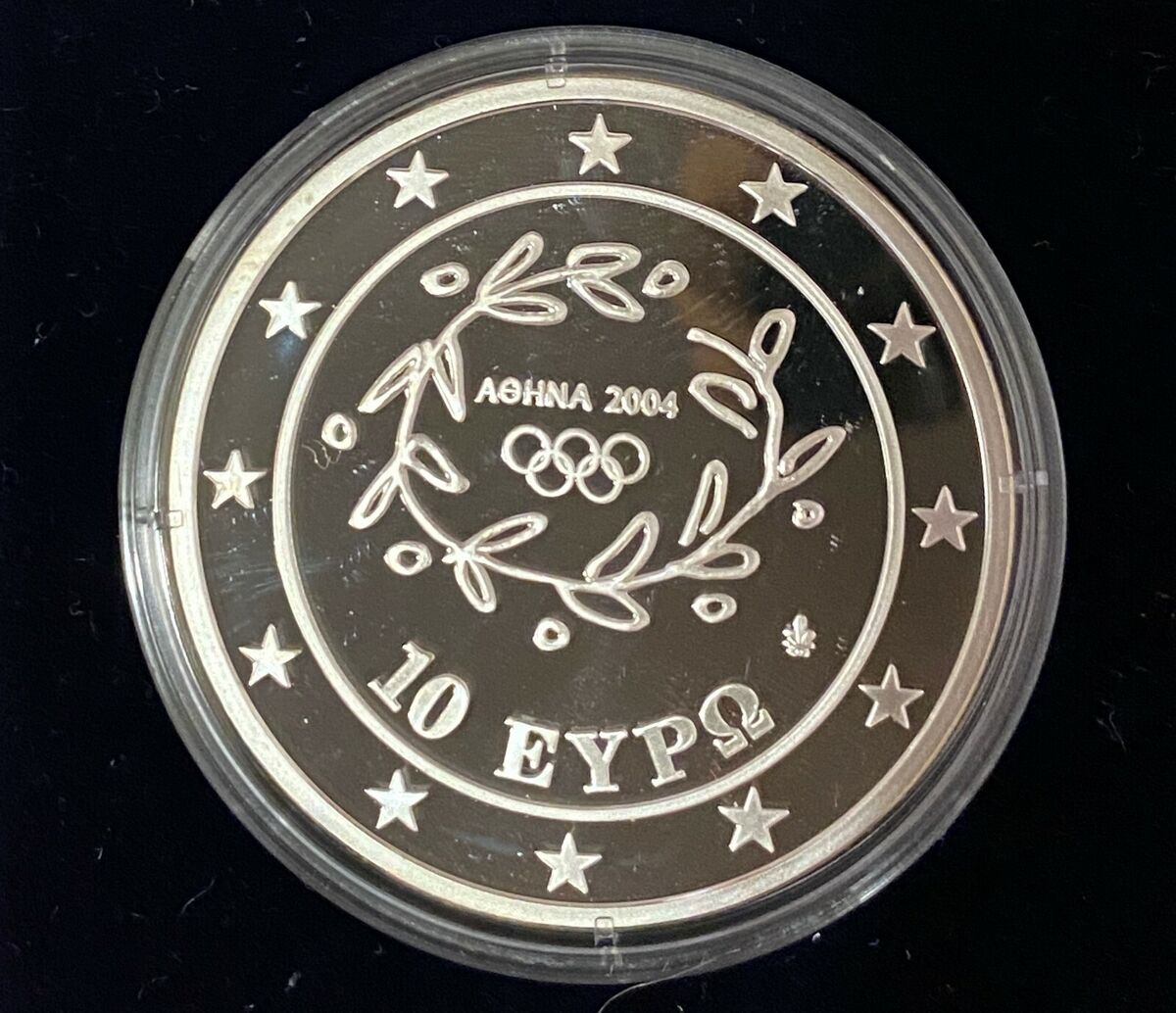 2004 ATHENS OLYMPICS 6 GOLD-SILVER PROOF COIN COMMEMORATIVE 2004 ATHENS OLYMPICS 6 GOLD-SILVER PROOF COIN COMMEMORATIVE
