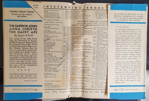 Anna Christie, The Emperor Jones, Hairy Ape by Eugene O'Neill - Modern Library - Picture 4 of 8