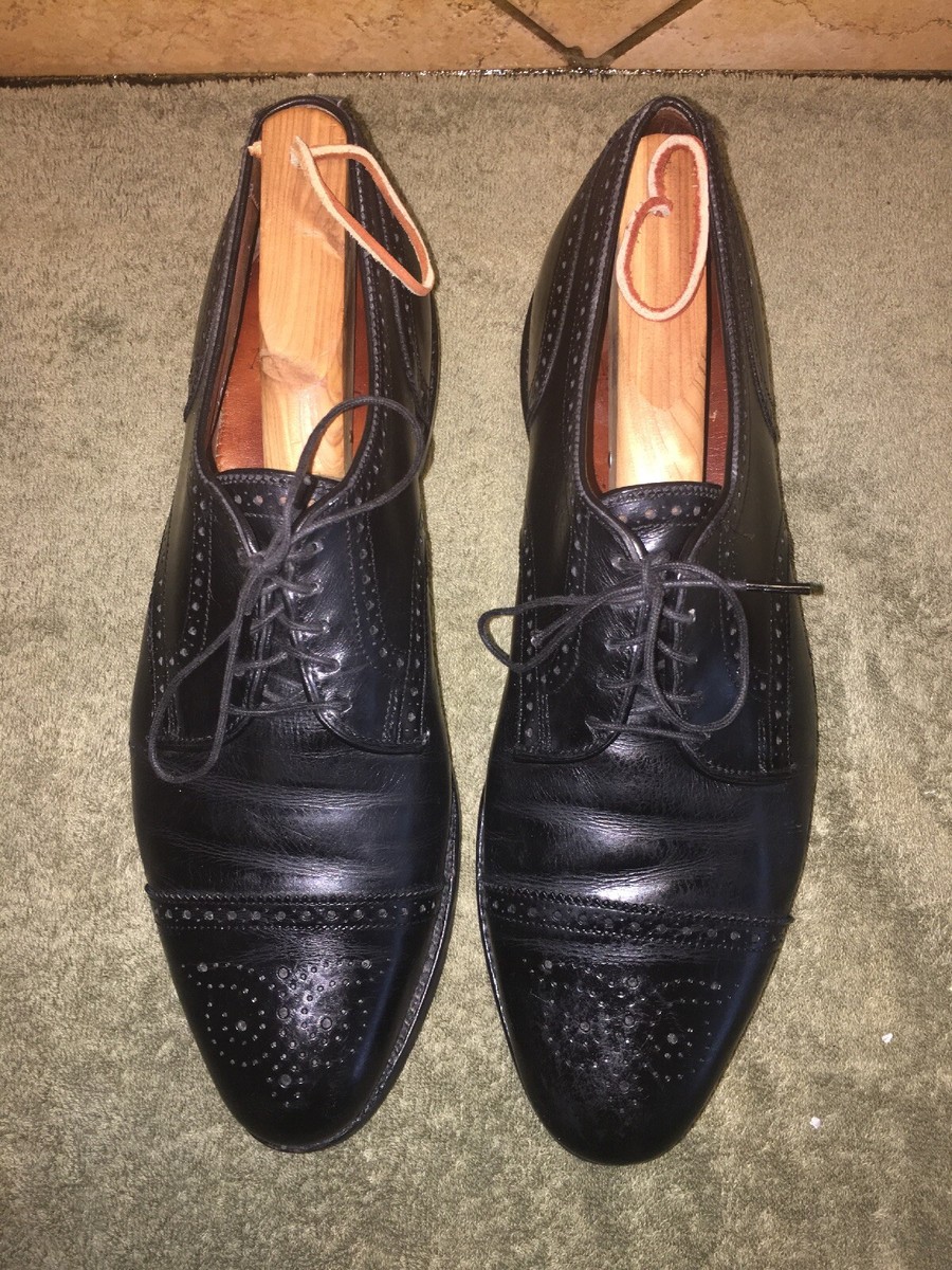 Allen Edmonds Sanford Wingtips in Wine - 11 D MENS ALLEN EDMONDS WALNUT SANFORD BROWN LEATHER WINGTIP  main image 3
