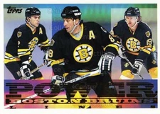 1995-96 Topps Power Lines #7 Adam Oates, Cam Neely, Mariusz Czerkawski