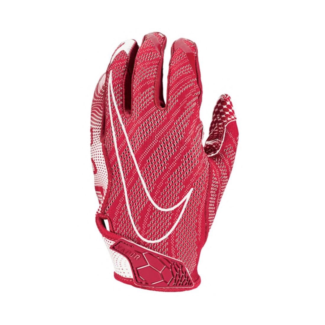 NEW Nike Vapor Knit Football Gloves Red Size Large | eBay