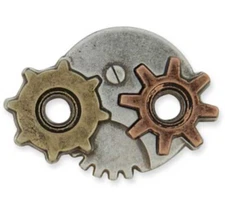 Lot of 9 Tandy Leather Time Piece Gear Bezel Conch #71509-20