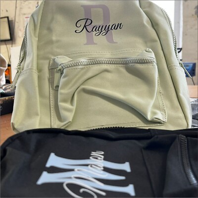 Individueller Schulrucksack mit Namen & Initialen bedruckt Kinder Tasche Academy PE Kit Rucksack