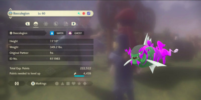 Pokemon Legenden Arceus 6 IV Shiny Alpha BASCULEGION