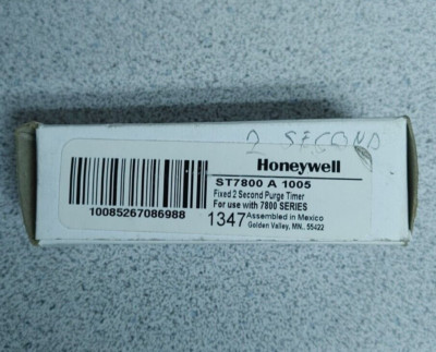 HONEYWELL ST7800A1005 FIXED 2s PURGE TIMER NEW!! WOW!!