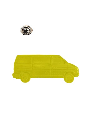 B7 T2 Bay Camper Van 3D Auto Chrom Gold Farbe Anstecknadel Abzeichen