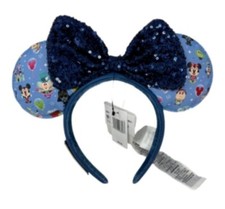 NEW Disney Parks Loungefly Character Chibi Minnie Sequin Ears Headband parks
