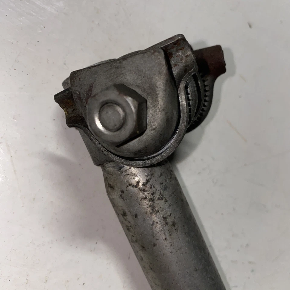 Tija de sillín de bicicleta SR 1983 de colección 26,6 x 170 mm aleación plateada con abrazadera de asiento Foto 2 de 4