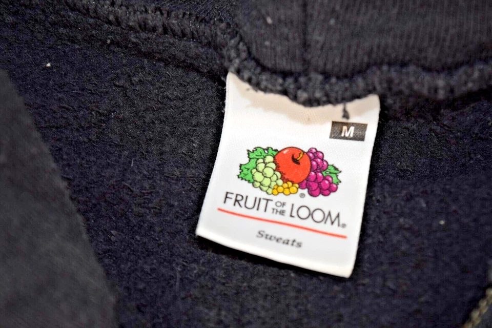 Sudadera vintage banda telar de frutas talla mediana bala para mi San Valentín años 90 negra Foto 4 de 4