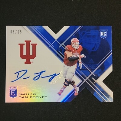 2017 Elite Draft Picks Dan Feeney Die-Cut Blue /25 RC Auto