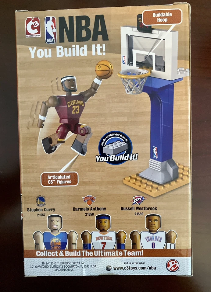 C3 Construction NBA Game on series /LeBron James mini figure -Free Shipping - Image 2 of 3