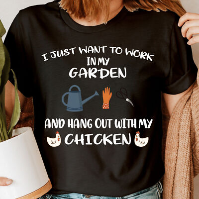 Want To Work In Garden Pflanzenliebhaber Shirt, Gartenshirt Gärtner T-Shirt #DDRN