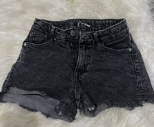 SHORT GIRLS ART CLASS BLACK DENIM SHORTS size M  7-8 