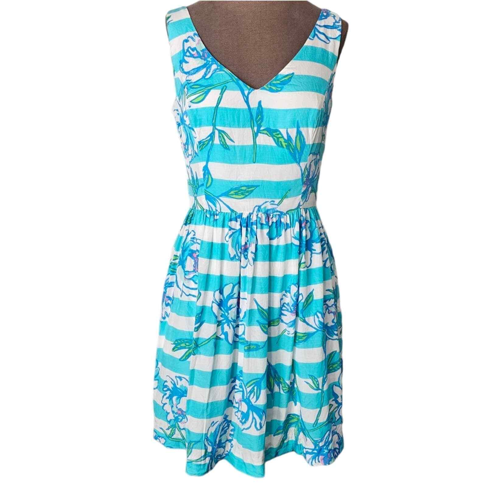Lilly pulitzer Rosewell Dress Shorely Blue Tossin… - image 2