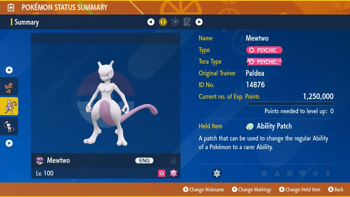 Thanks to HOME, brought my Mewtwo from Let's Go to Violet! : r